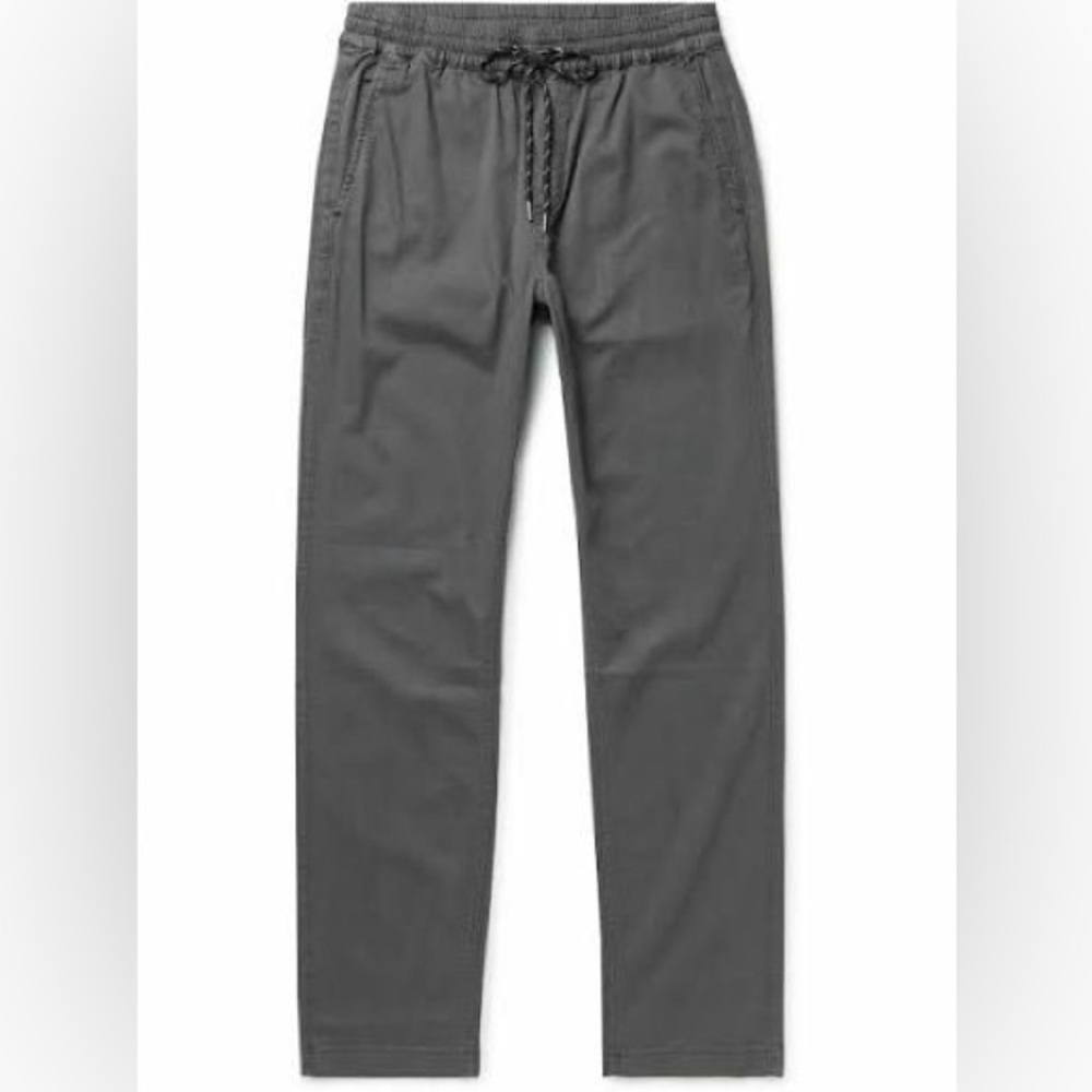 Faherty Essential Tapered Twill Drawstring Trouse… - image 1
